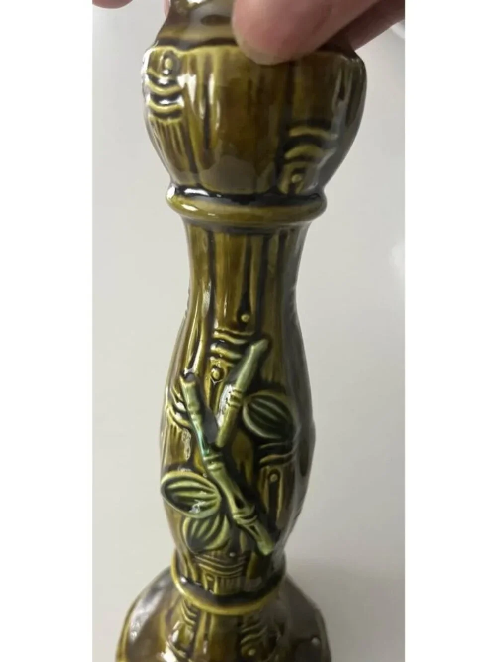 Vintage ceramic candlestick holders by Flambro-Japan
